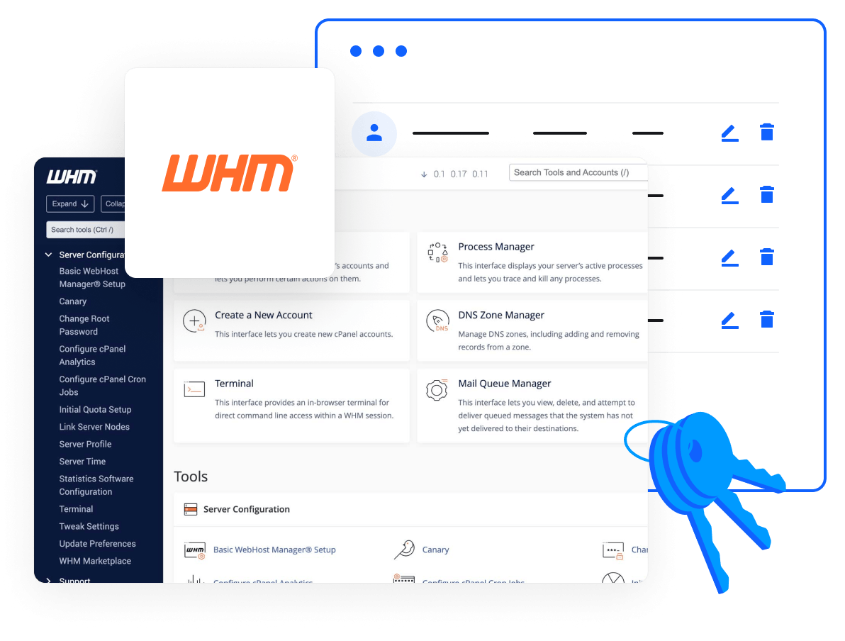 Reseller Hosting - Simplify Account Management with WHM Control Panel